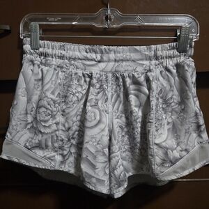 Lululemon Athletica Floral Gray Sleep Shorts